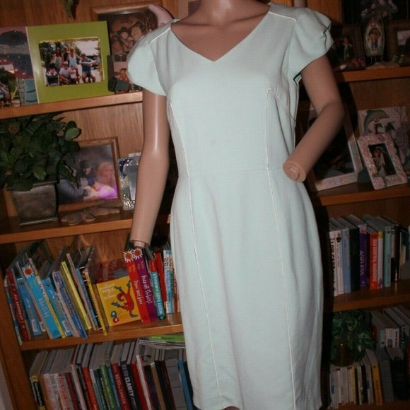 Antonio Melani Mint Green A Line  Dress 6 EUC - Picture 1 of 8